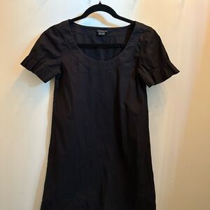 Theory Black Short Sleeve Dress